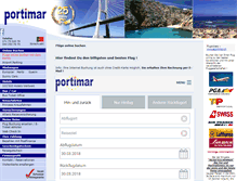Tablet Screenshot of portimar.ch